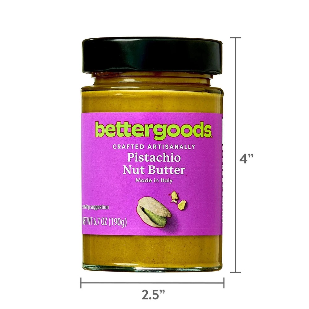 bettergoods Pistachio Spread, 6.5 oz, 6 Servings
