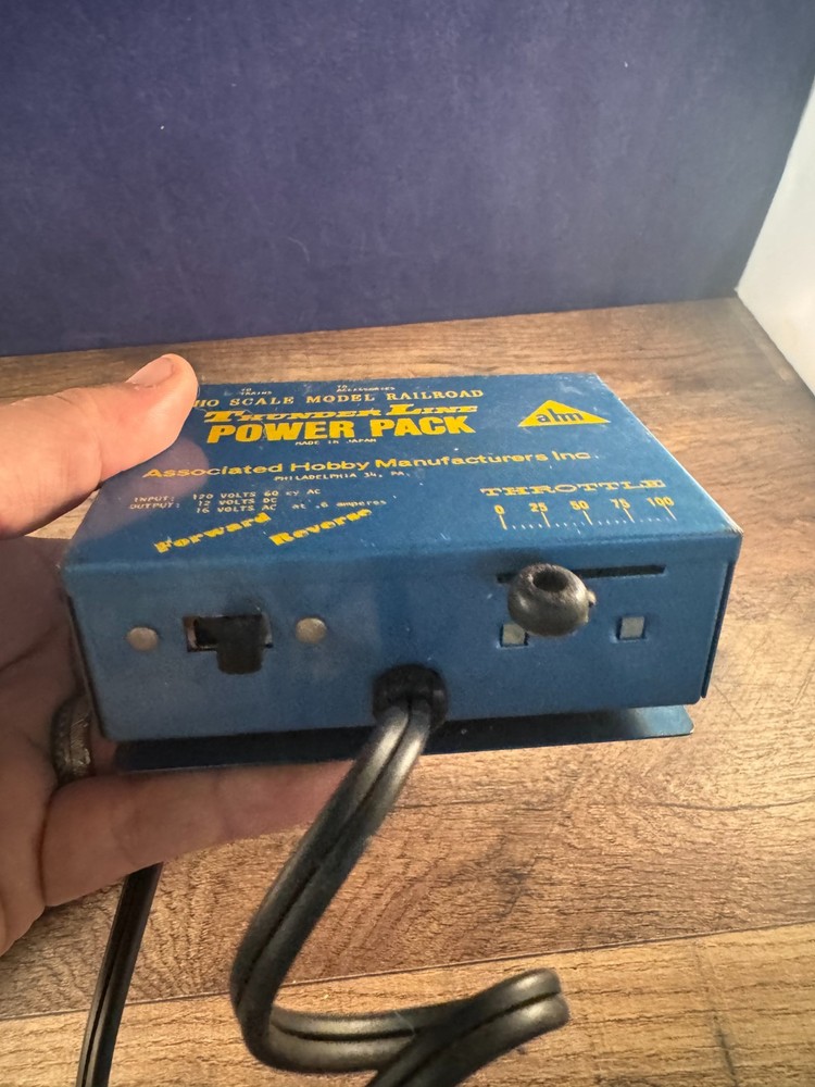 THUNDER LINE POWER PACK TRANSFORMER - MADE IN JAPAN - HO Model Railroad-UNTESTED