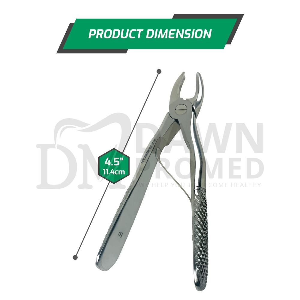 Pedo Extracting Forceps #E for Upper Front Pedodontic Dental Inst German Grade