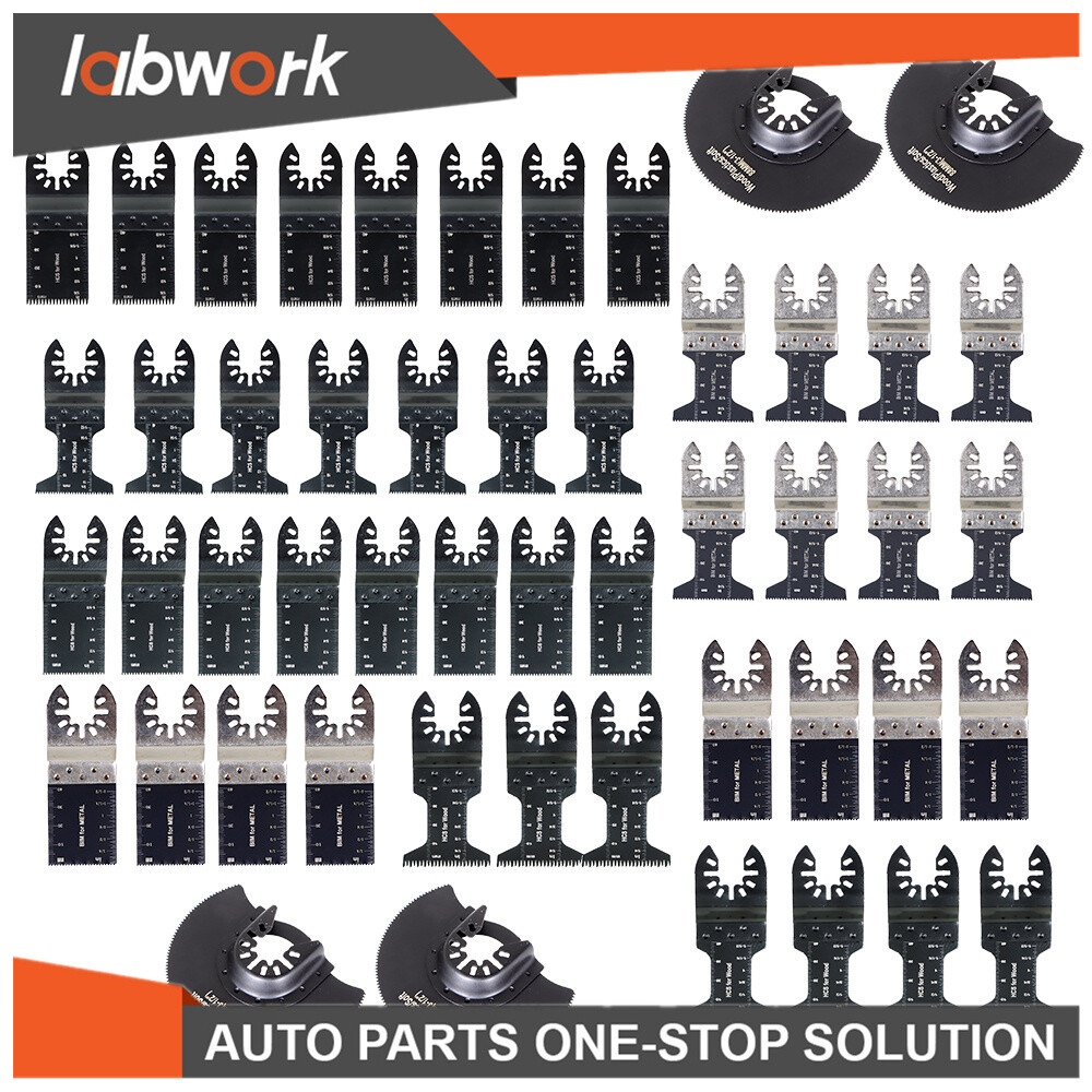 Labwork Oscillating Multitool Tool Blades Universal For Metal Wood Plastic 50Pcs
