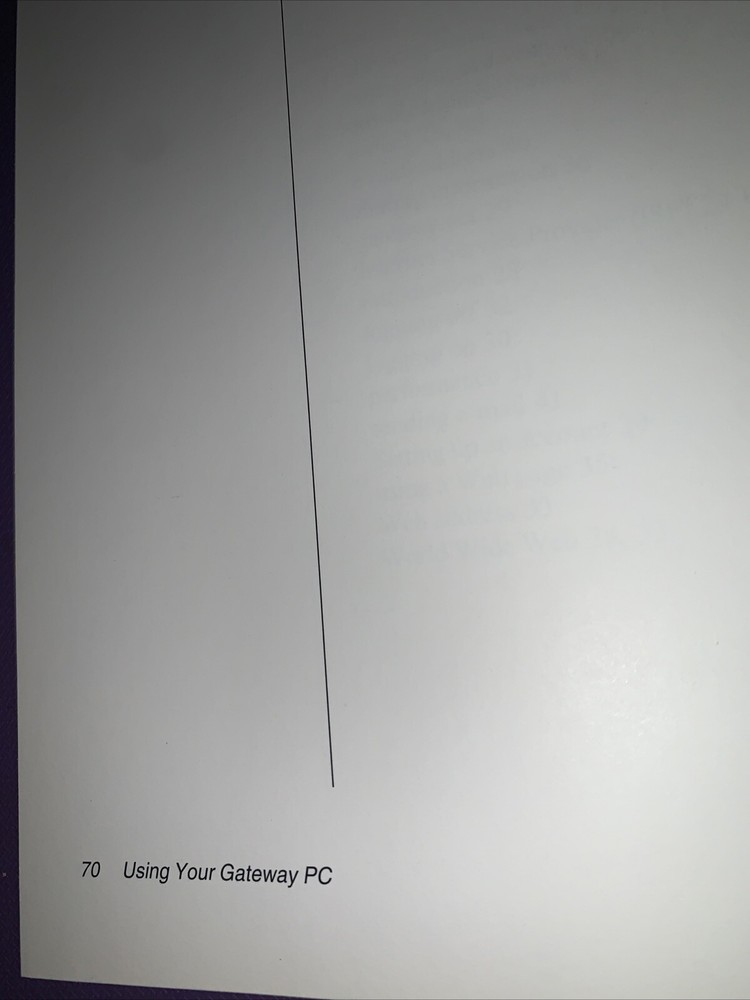 Using Your Gateway PC 1998 User Manual Guide booklet vintage computer book