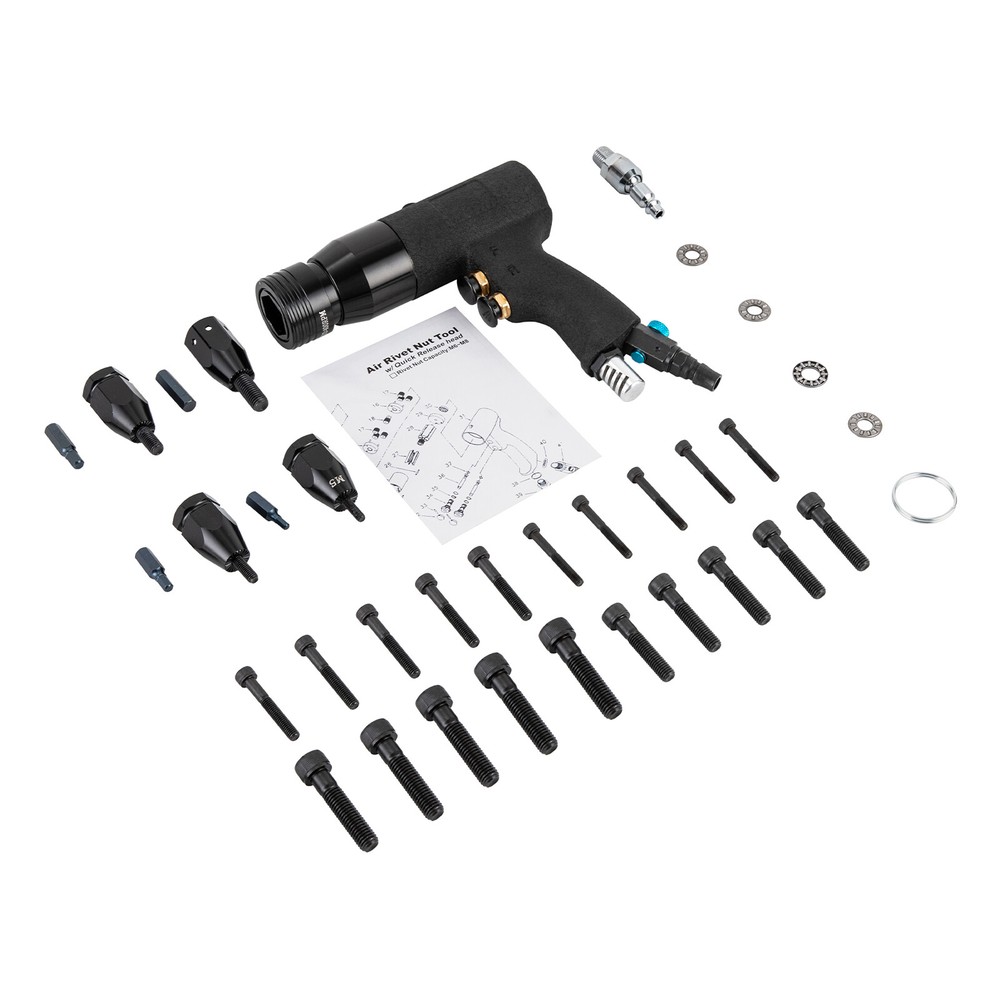 Pneumatic Rivet Nut Gun Professional Rivet Nut Pull Setter Riveting Machine