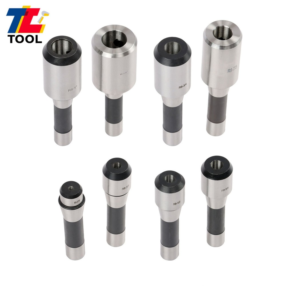 Precision End Mill Tool Holder R8 8 Pack Set for Milling Machine 202-5310