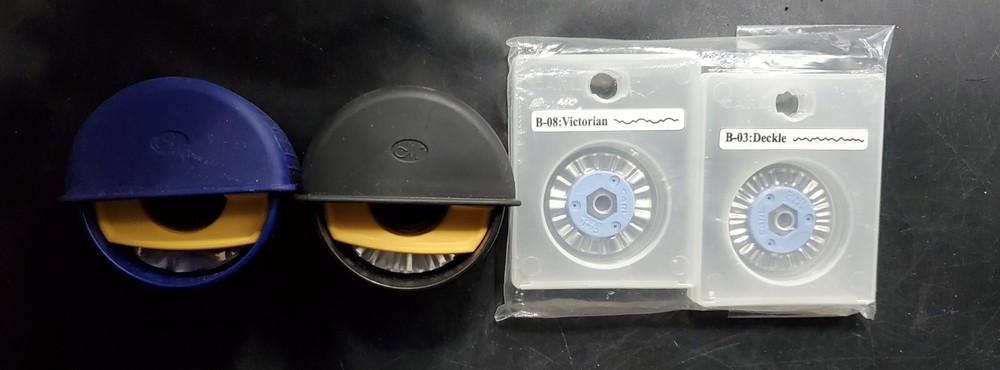 4 Creative Memories Blades Use With Custom Cutting Patterns Deckle Victorian