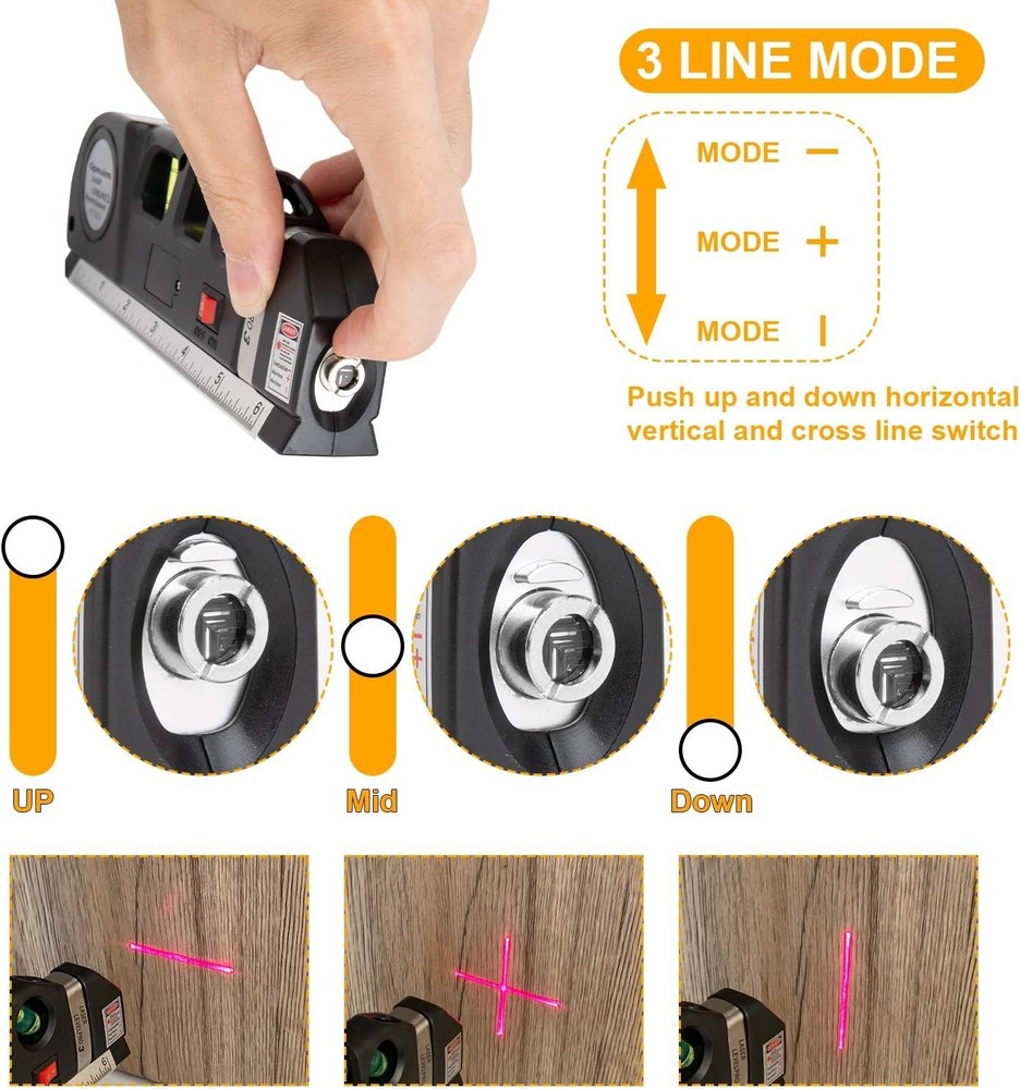 Professional Quality Laser Level Tool - Precise Measurements for Home Projects
