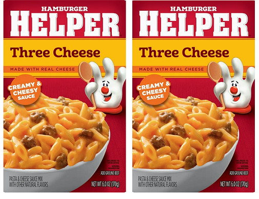 Hamburger Helper Three Cheese Creamy & Cheese Sauce 2 Pack