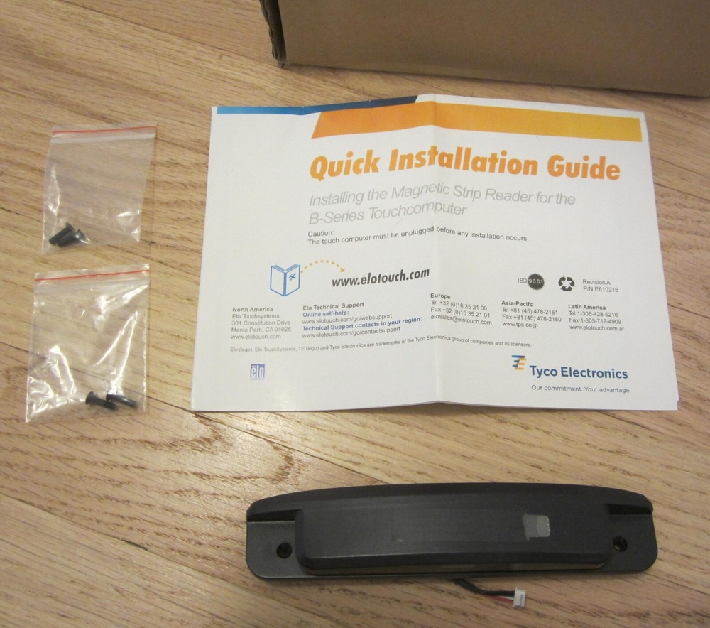 ELO Touch B-Series Touchcomputer Magnetic Strip Reader E545781 card reader - NEW