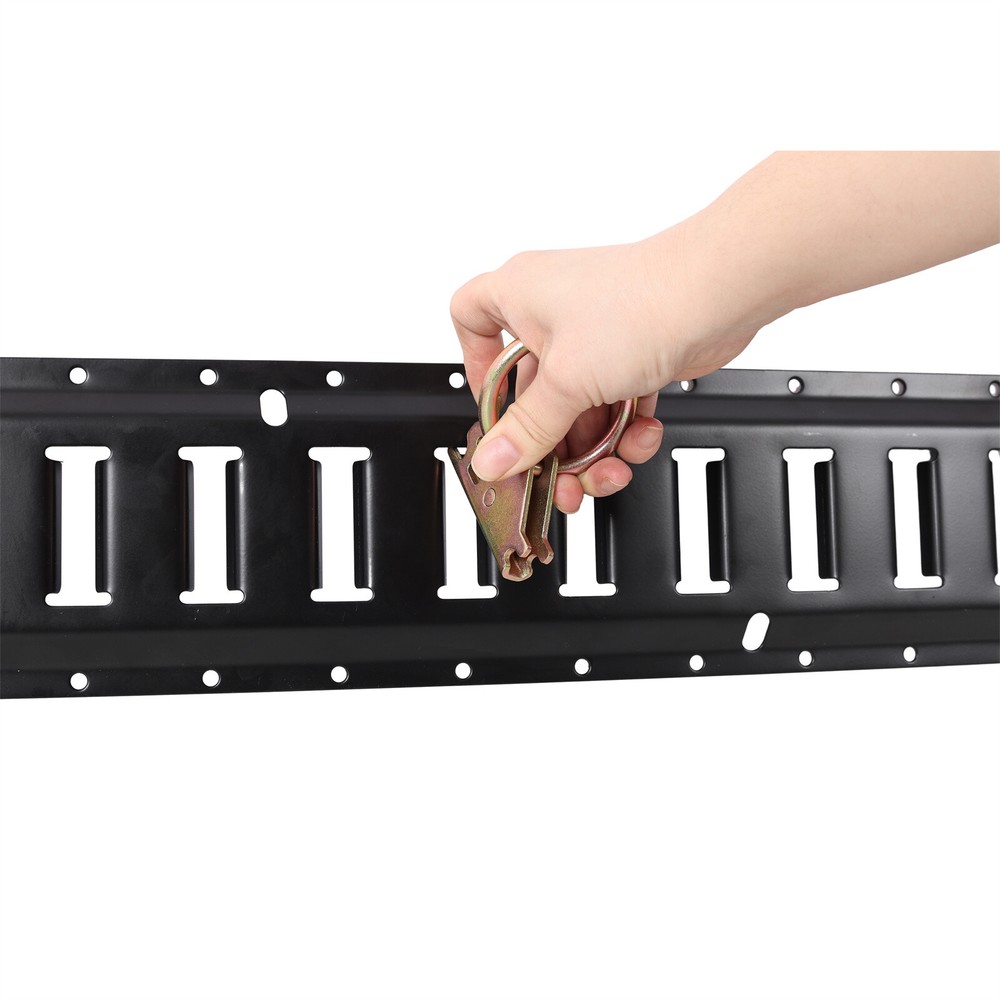 8FT E Track Tie Down Rail Kit E Track Rails Enclosed Cargo Trailer 2000lbs Load