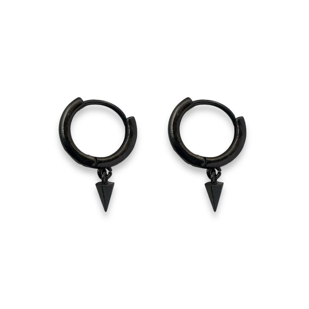 Tiny Geometric Triangle Cone Dangle Drop Earrings for Men Women Unisex Style