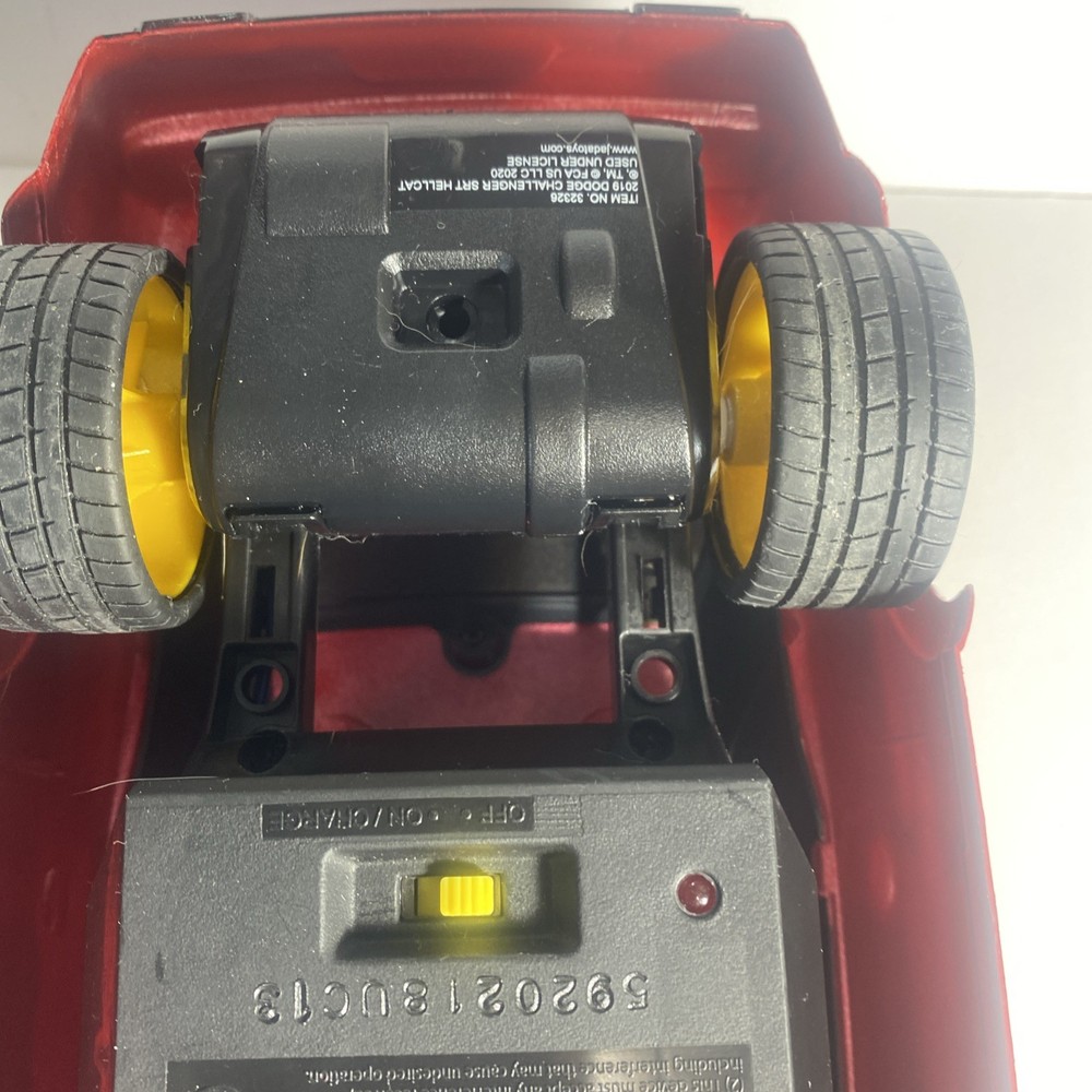 Jada Marvel Iron Man 2019 Dodge Challenger SRT RC Remote Control Car Works!