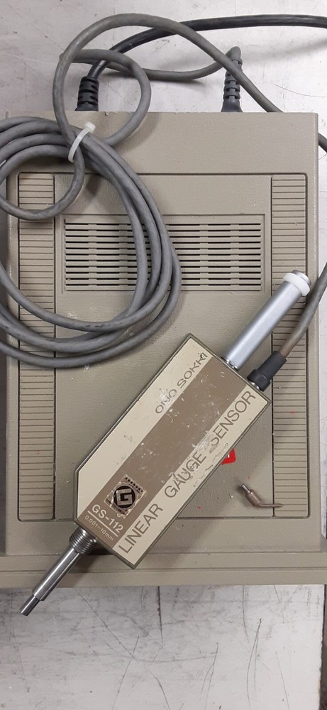 Ono Sokki Linear Gauge with Display unit WORKING Relative or Absolute Measuremen