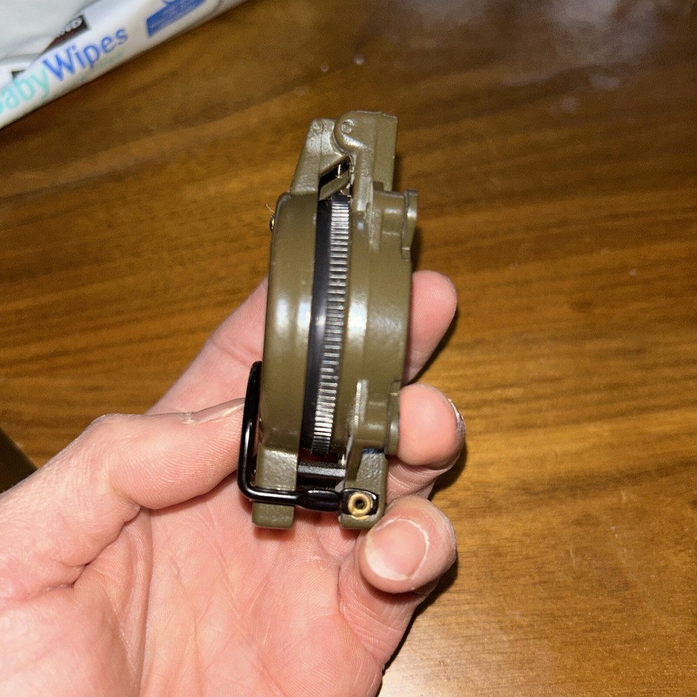 Compass Foldable in Closed Metal Case Camping Accessory Original