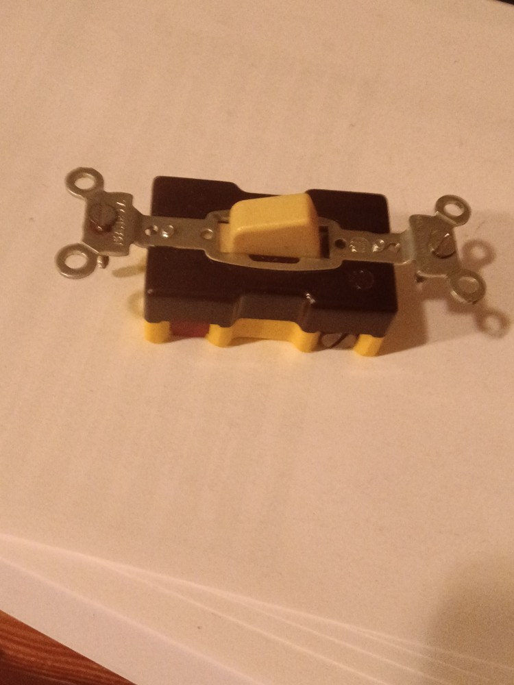 Vintage Hubble Single Pole Press Switch NOS