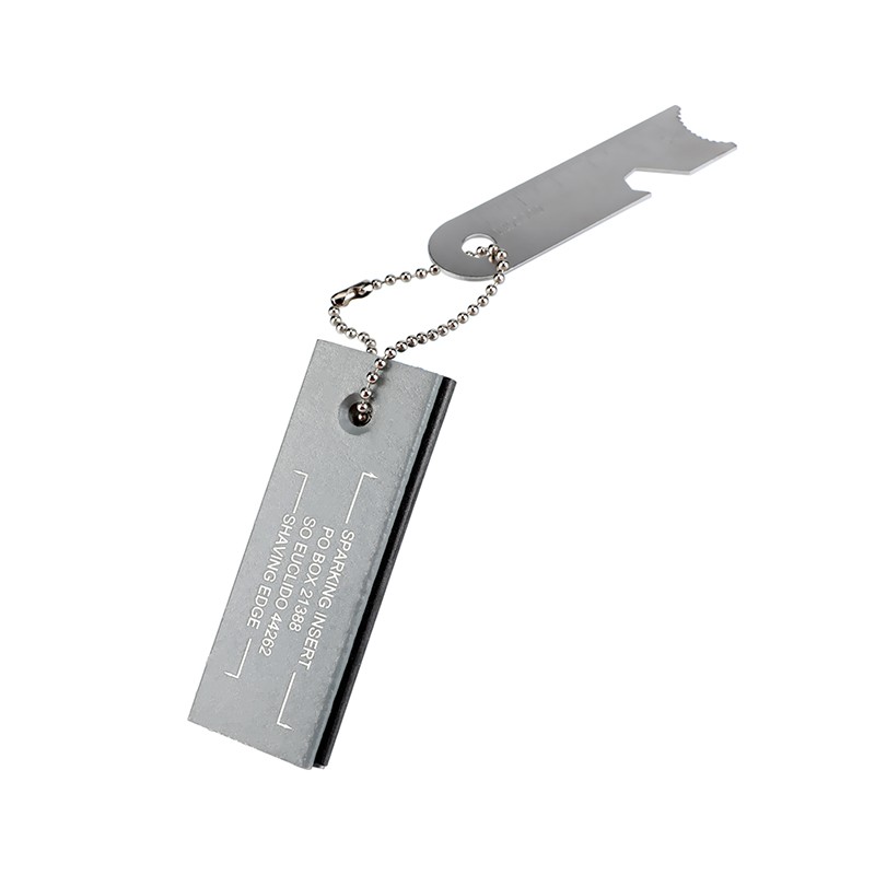 1PCS Permanent Flint Eternal Lighter With Multitool Keychain Bottle Opener Ruler