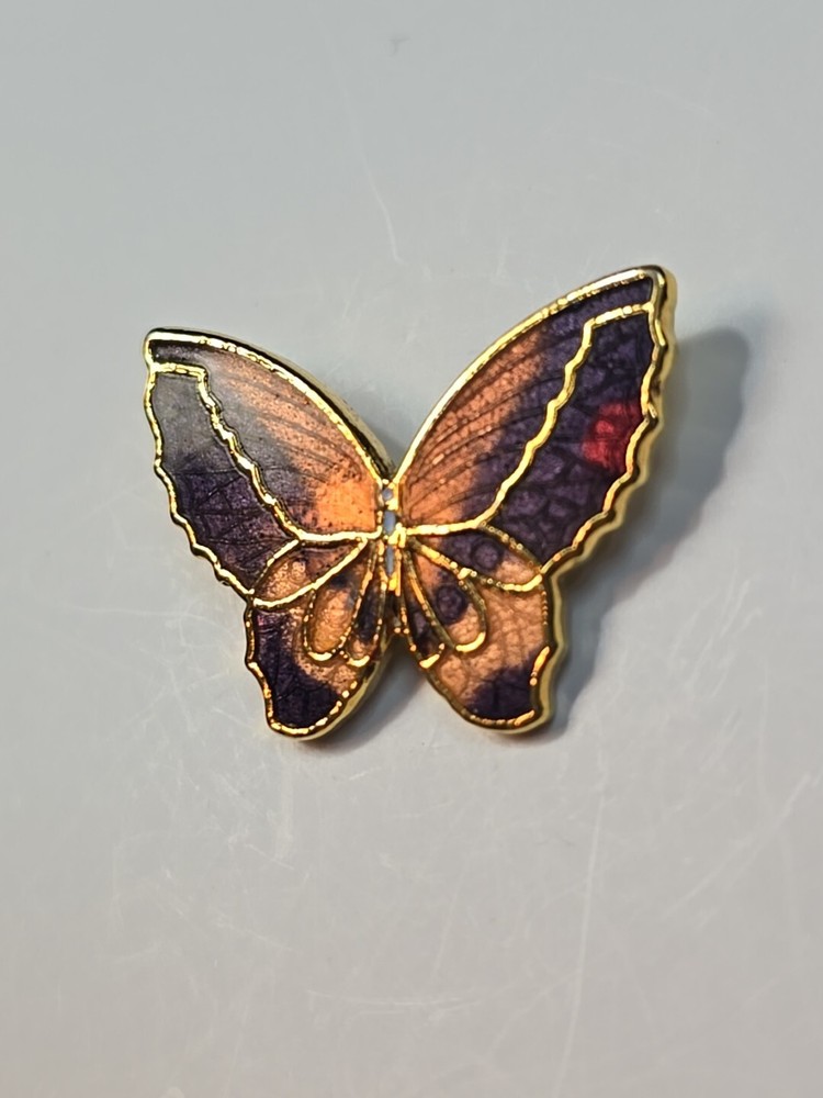 Butterfly Purple & Pink Lapel Pin