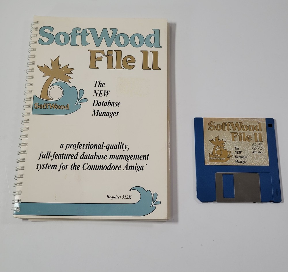 Softwood File II by Softwood - Commodore Amiga Database Software 86/87