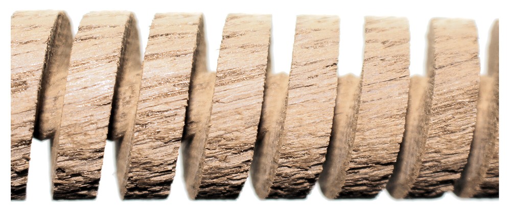 Infusion Oak Spiral - Sugar Maple Toast 8” - 2 Per Pack