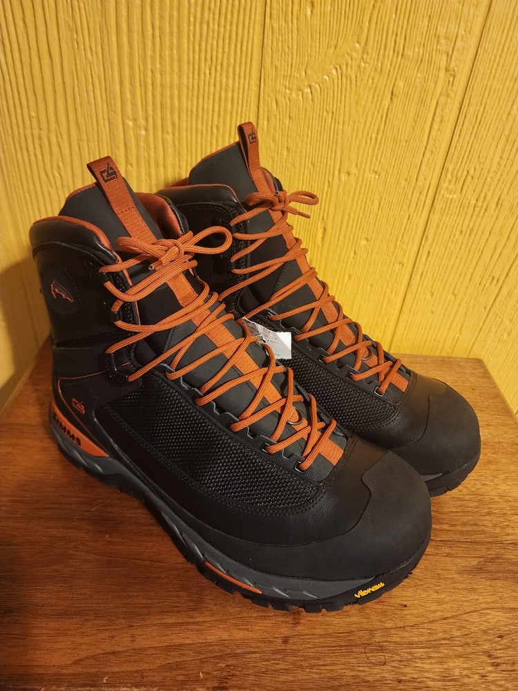 New Simms G4 Pro Carbon Vibram Wading Boots Size 14