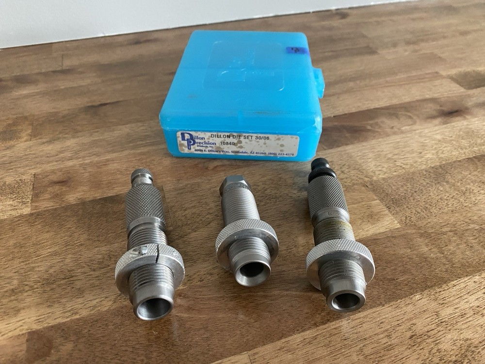 Dillon, Redding,  Lyman 3 Die Mixed Set 30-06 Springfield Reloading