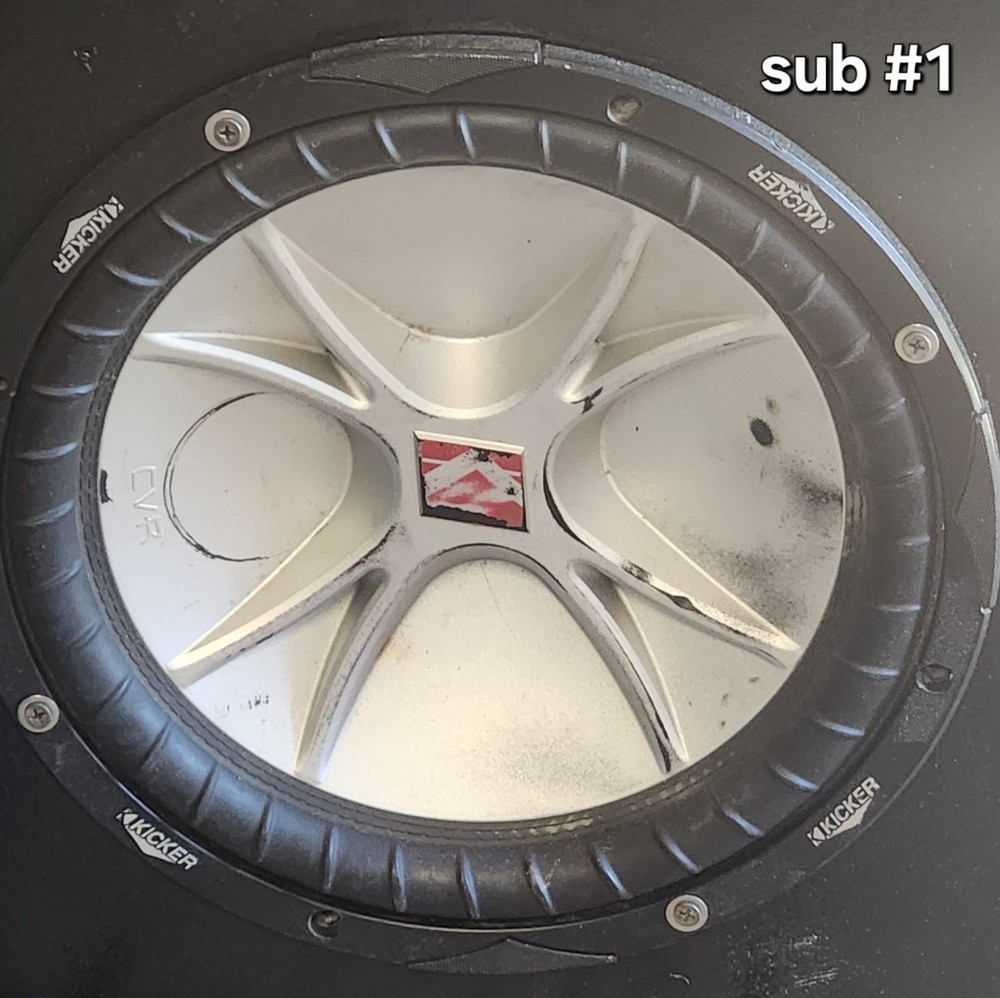 Kicker 07CVR124 Preowned 2 Available Price Per Sub