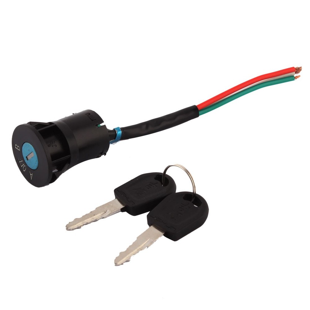 Motorcycle 3 Position 3 Wire Ignition Starter Lock Switch
