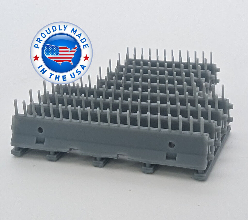 HO Scale K Rails with View Blockers