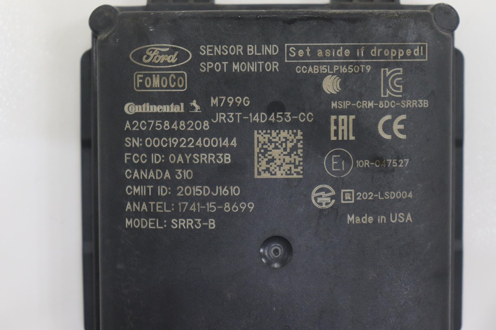 2017 - 2024 FORD EDGE REAR BLIND SPOT SENSOR MODULE UNIT OEM JR3T14D453CC