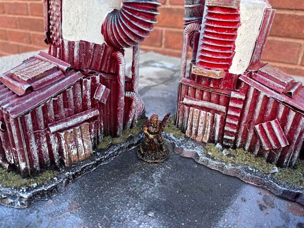 Sci-Fi Terrain pieces 26 – Tabletop Gaming scratch built.