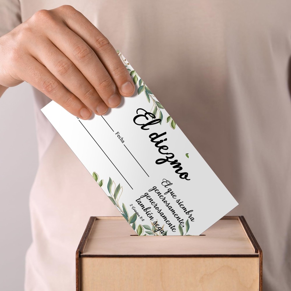 500 Count Spanish Offering Envelopes Tithe Donation Tithes and Offering Envel...