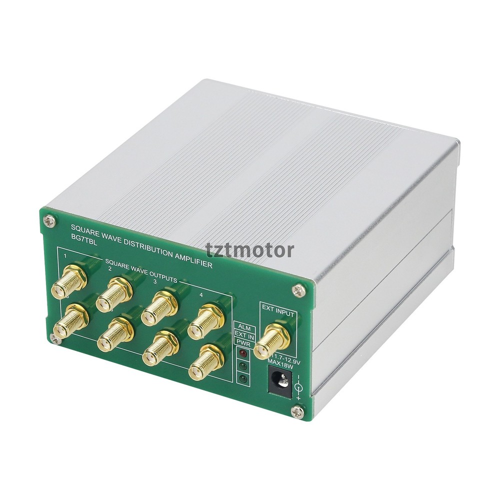 BNC/SMA Frequency Divider Square Wave Distributor Amplifier + 8 Channel Output