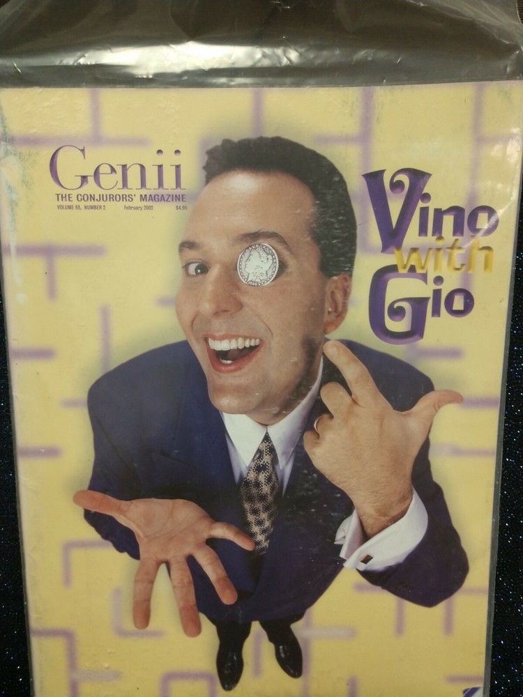 Vino with Gio Issue Genii Magazine 2002