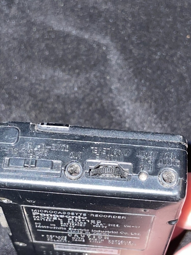 Panasonic Fast Playback Microcassette Recorder RN-122 Voice Activated