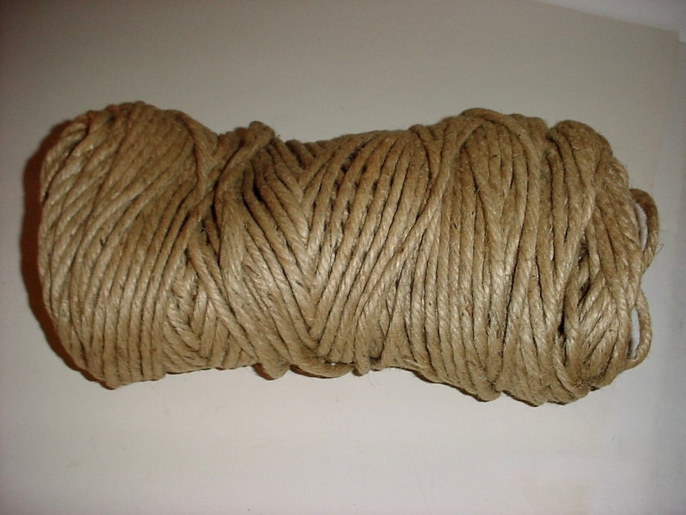 LOT THREE (3) JUTE MACRAME CORDS ROPES - DIFFERENT QUANTITY, COLORS & THICKNESS