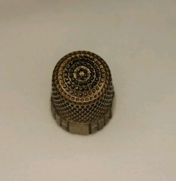 Sterling Silver Vintage Thimble 7, Sewing Accessory Tool