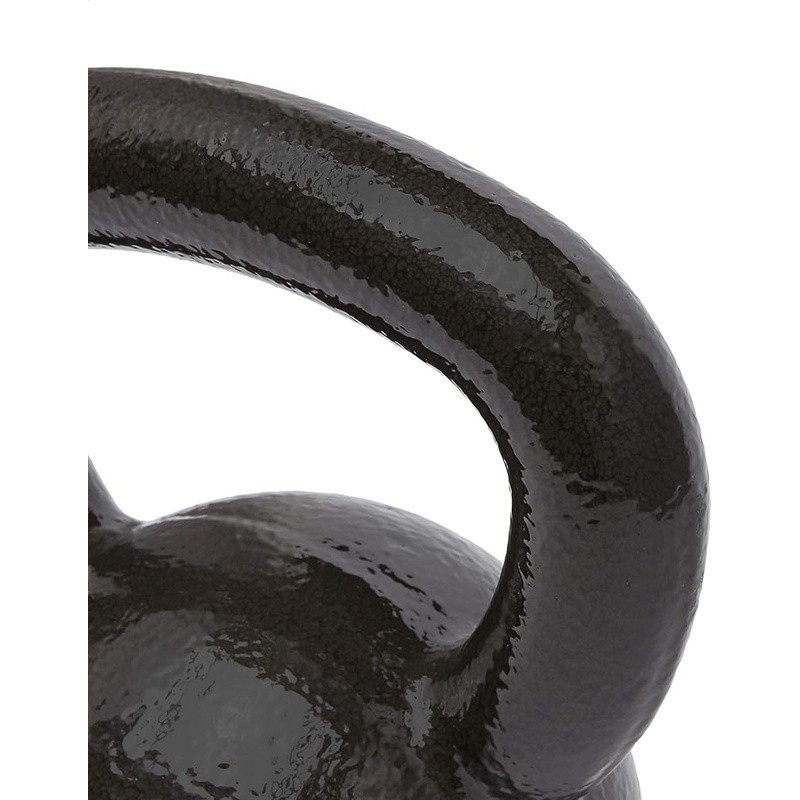 35lb Cast Iron Kettlebell Strength Training Solid Grip Resistance Exercise New