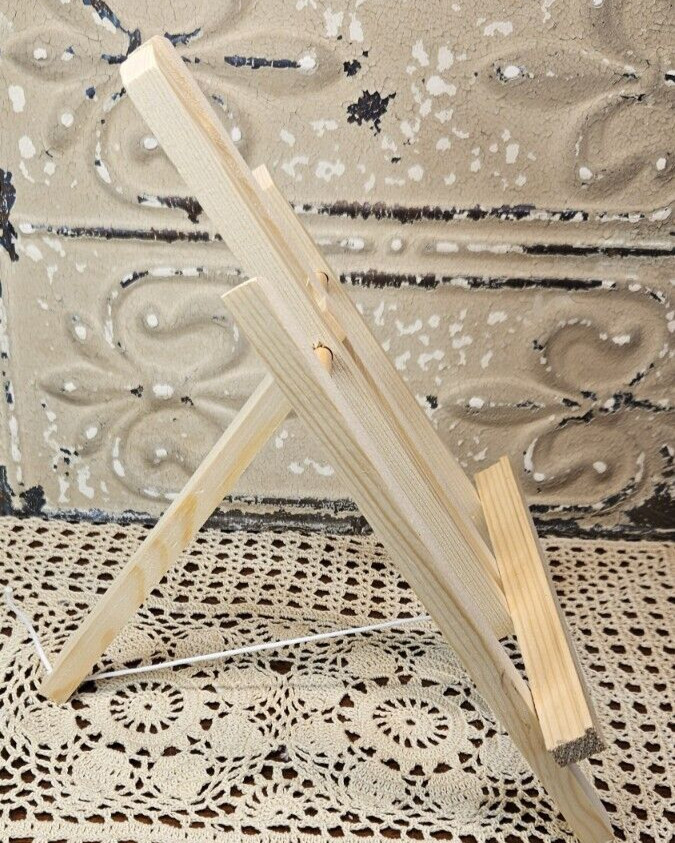 New Small 12" Tabletop Wood Easel Adjustable Slope