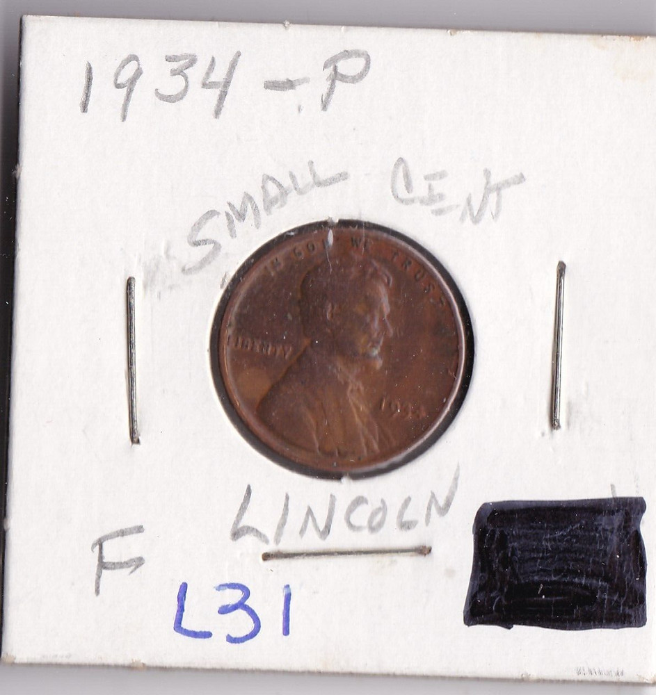 1934 Lincoln Cent L31