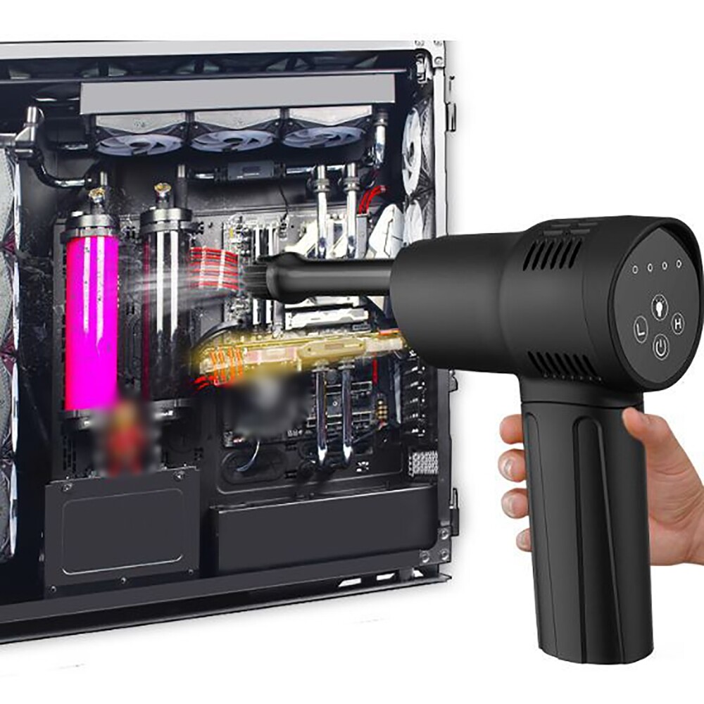 Wireless Air Duster USB Dust Blower Handheld Electric Compressed Dust Cleaner