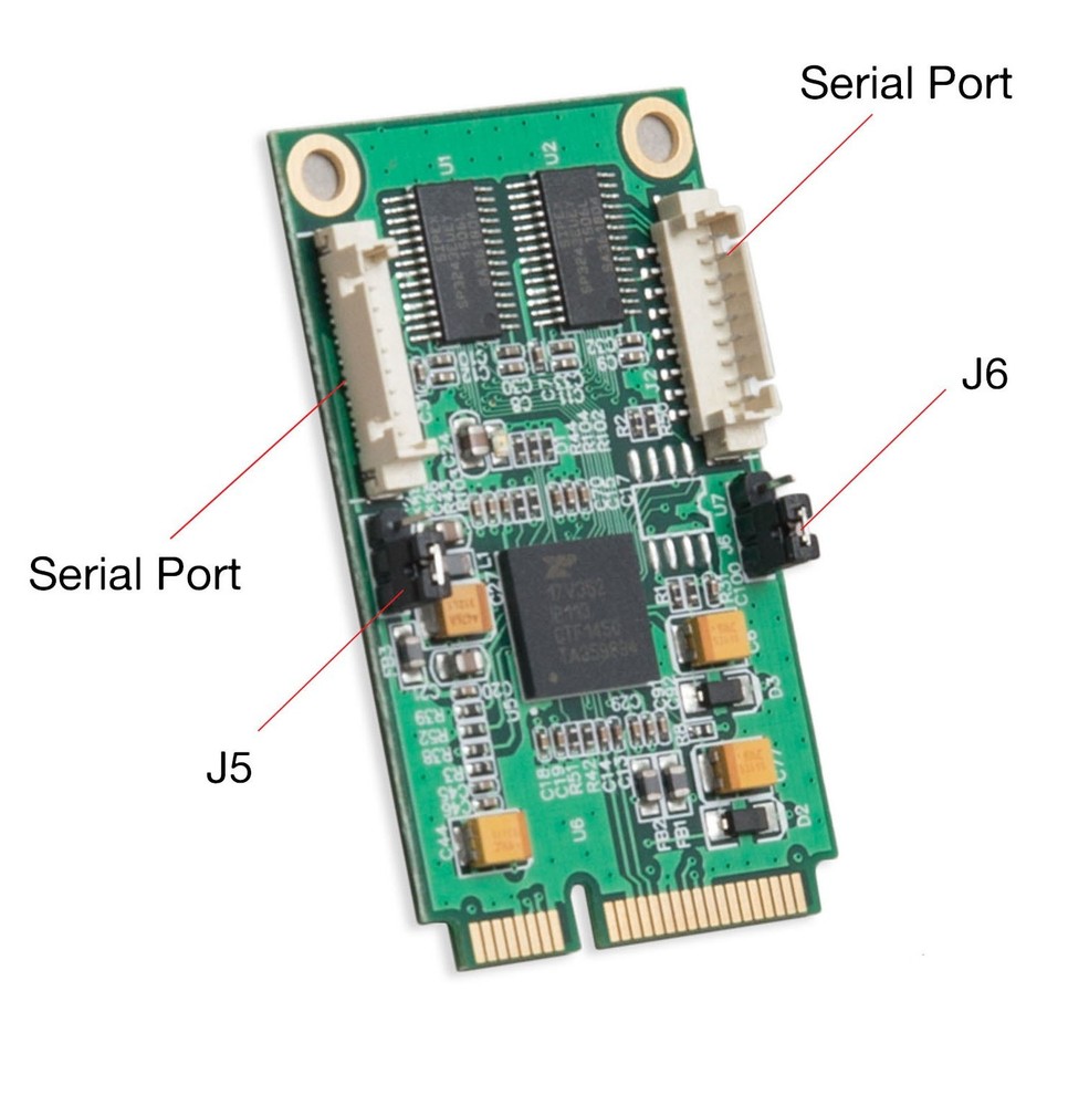 Open Box -2 Port Serial Mini PCI-e Controller Card - SI-MPE15046