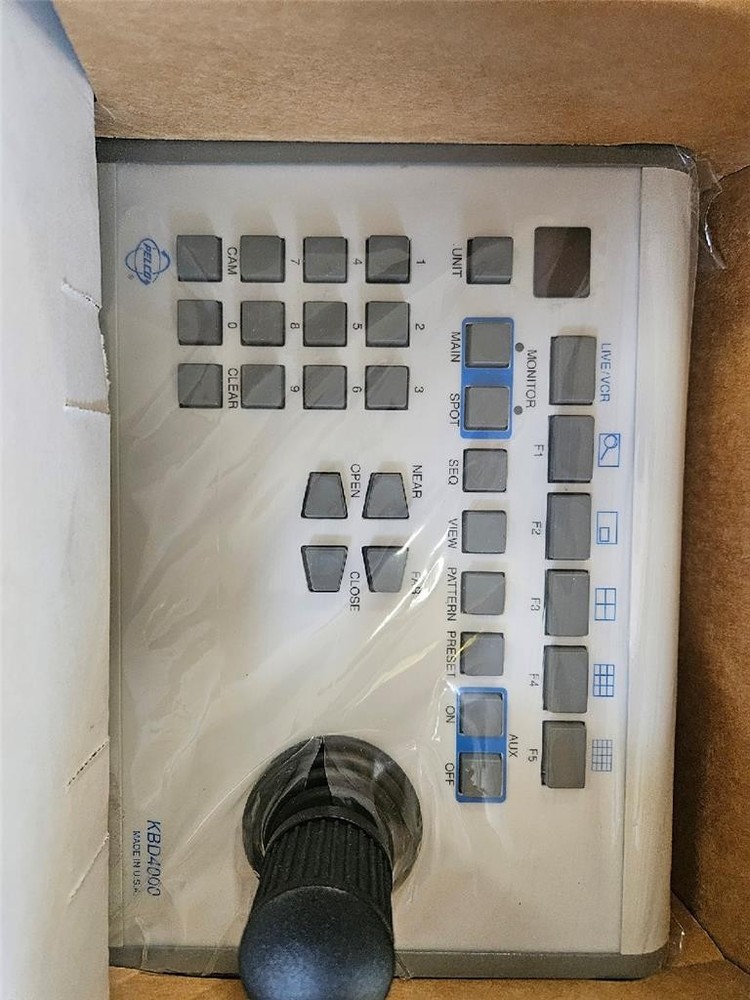 NEW PELCO KBD4000 FIXED VARIABLE SPEED CONTROL MULTIPLEXER KEYBOARD W/ JOYSTICK