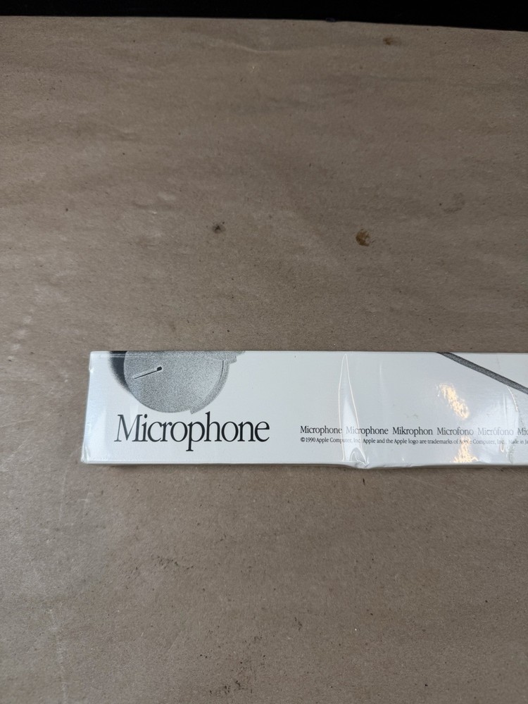 Vintage 1990 Apple Computer Microphone Sealed Original Ships Fast!