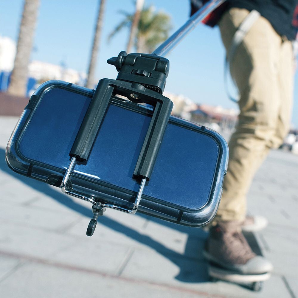 Smart Gear 40" Bluetooth Telescoping Extendable Monopod Selfie Stick, Blue