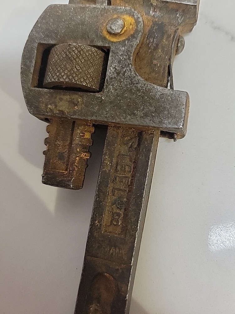 Worth 8 Pipe Wrench Vintage