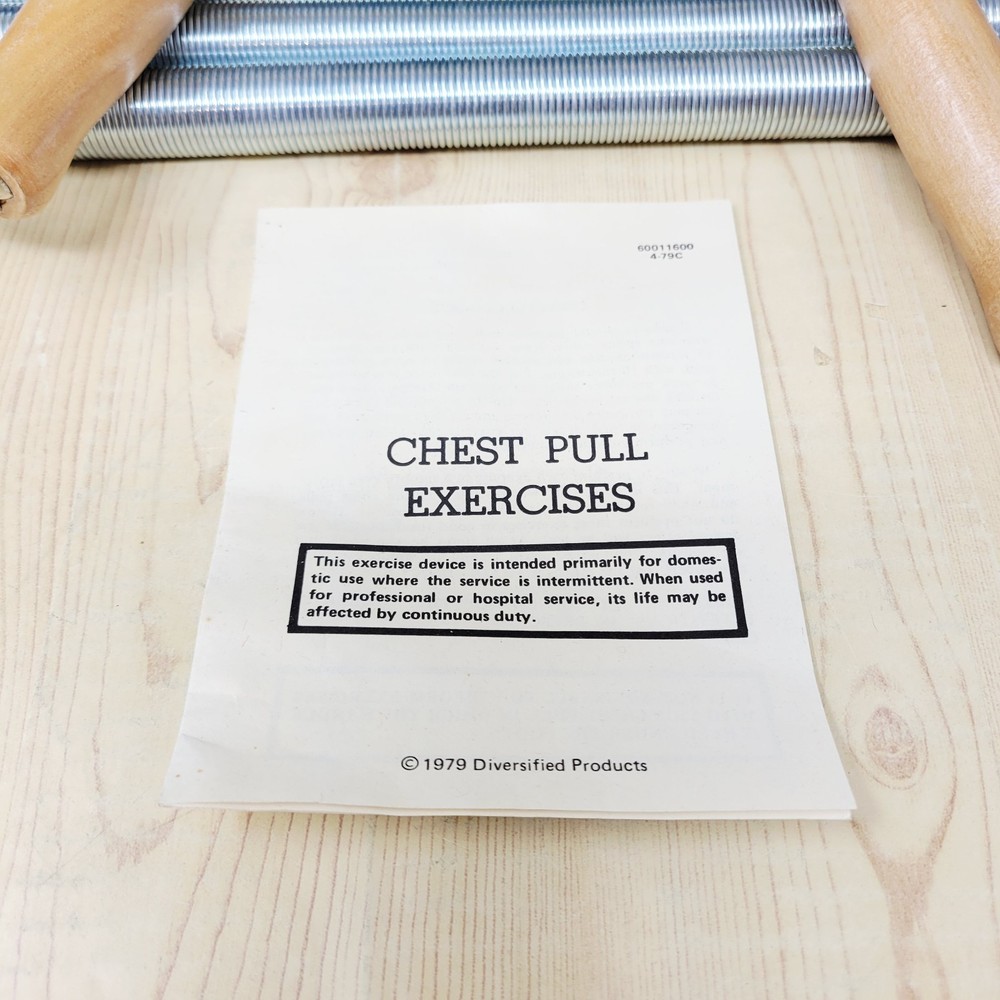 Vintage 1970s DP 5 Spring Chest Pull Expander Exerciser in Original Box