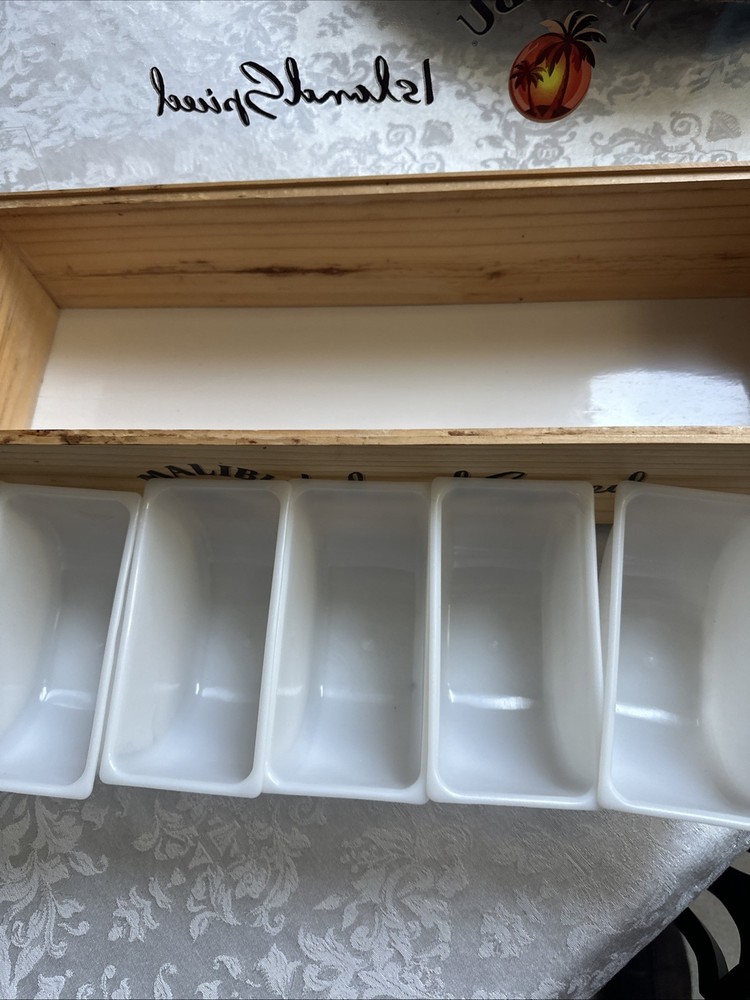 Malibu Island Spice condiment server