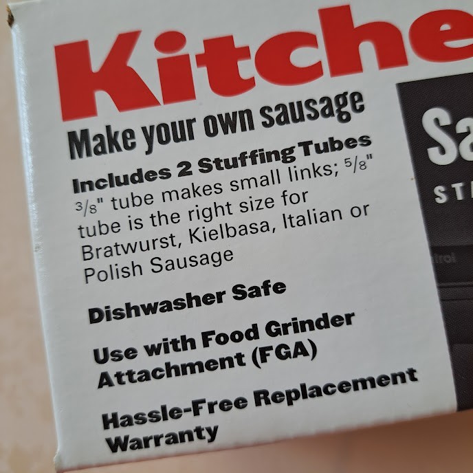 Kitchenaid Sausage Stuffer Stand Mixer Attachment