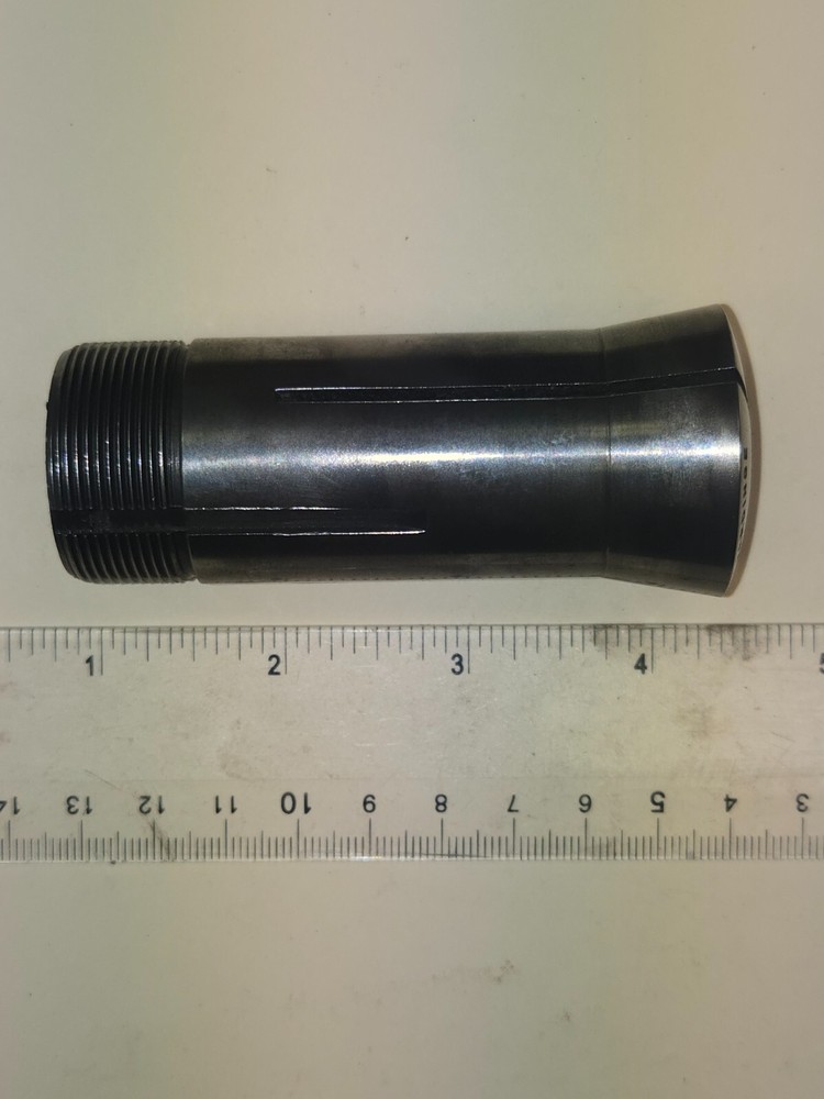 Hardinge - 5C Collet 9/16" Round w/Internal & external threads - Good condition