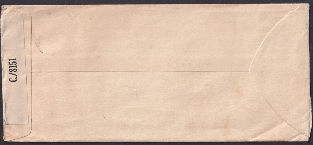 BERMUDA: (15248) CENSOR/KG6 10/-/CANCEL/COVER