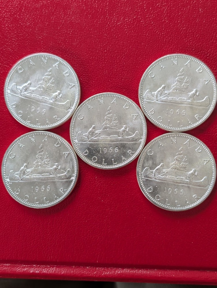 1966 Canada Silver Dollar BU/Prooflike