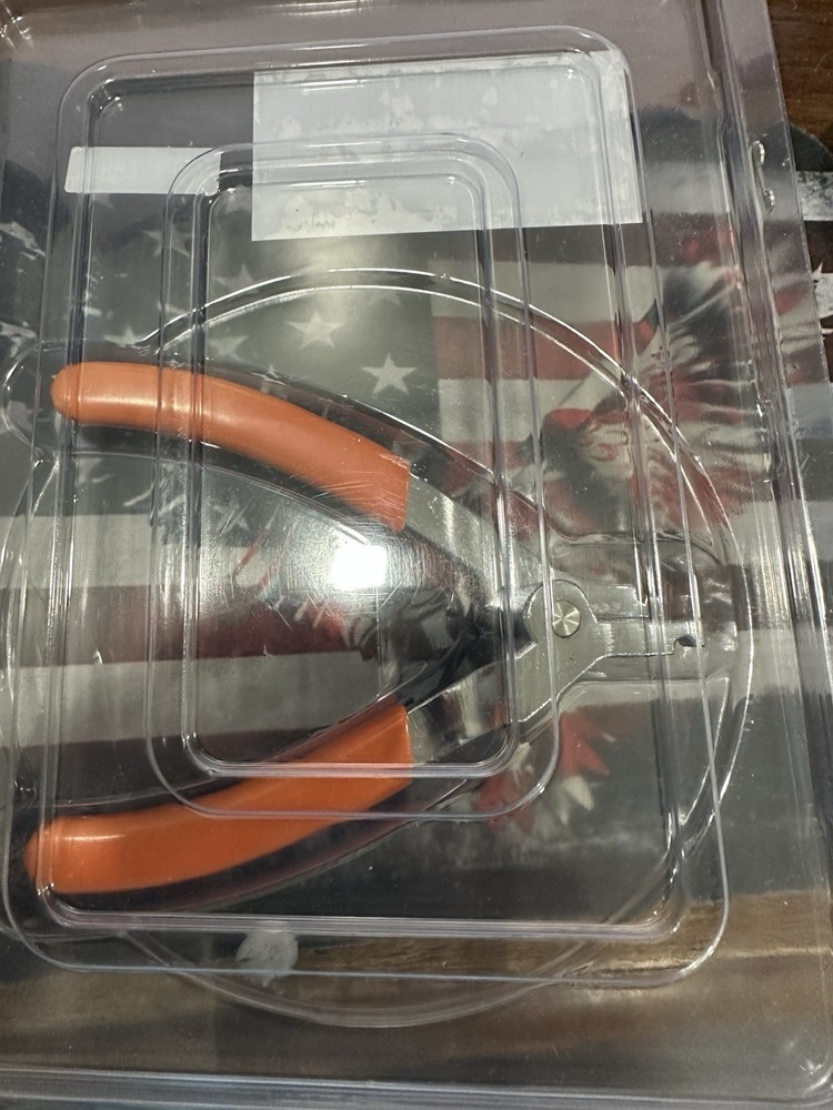 Archery D Loop Pliers D Rope String Nonslip Grip Compound Bow Tool（Orange）